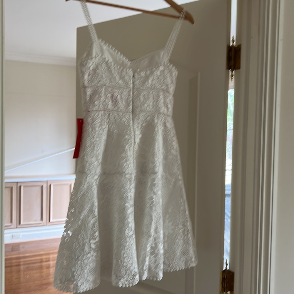 ML Fit and Flare Lace Dress - Picture 3 of 10